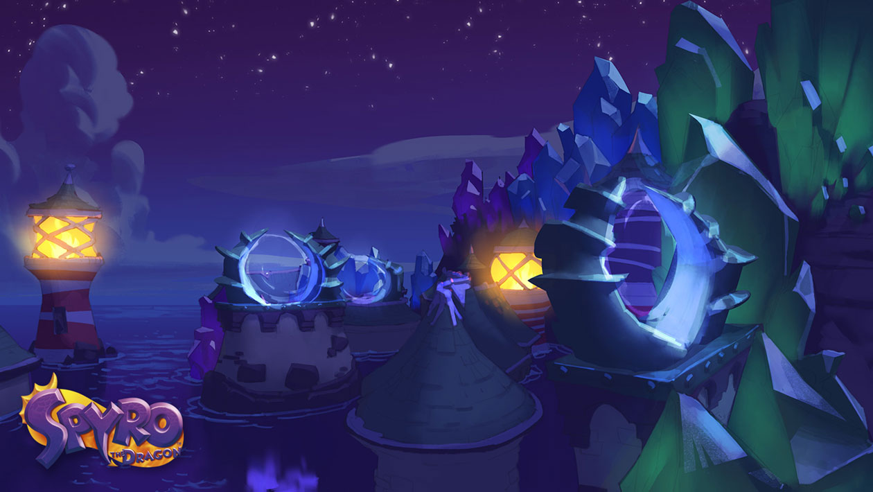 Peace Keepers, Night Flight Art from Spyro Reignited Trilogy