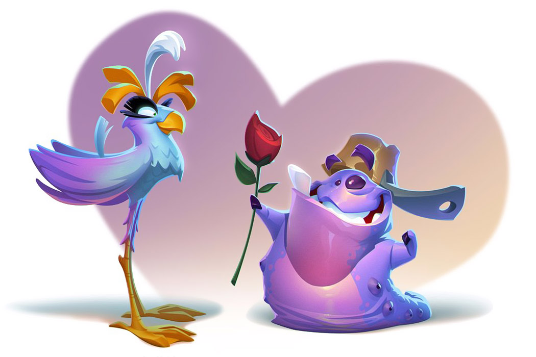Romeo and Juliet Art from Spyro Reignited Trilogy
