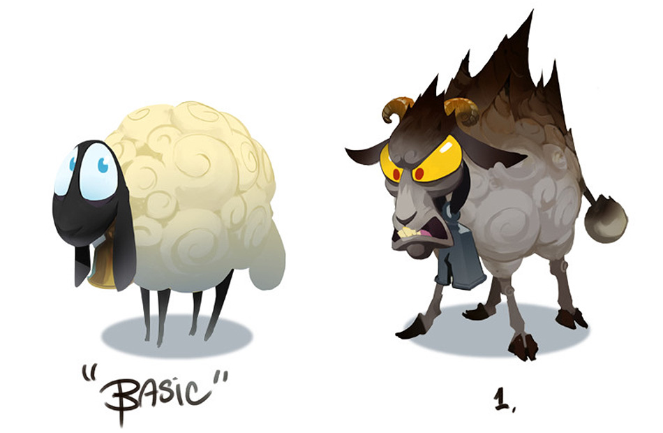 Sheep Art from Spyro Reignited Trilogy