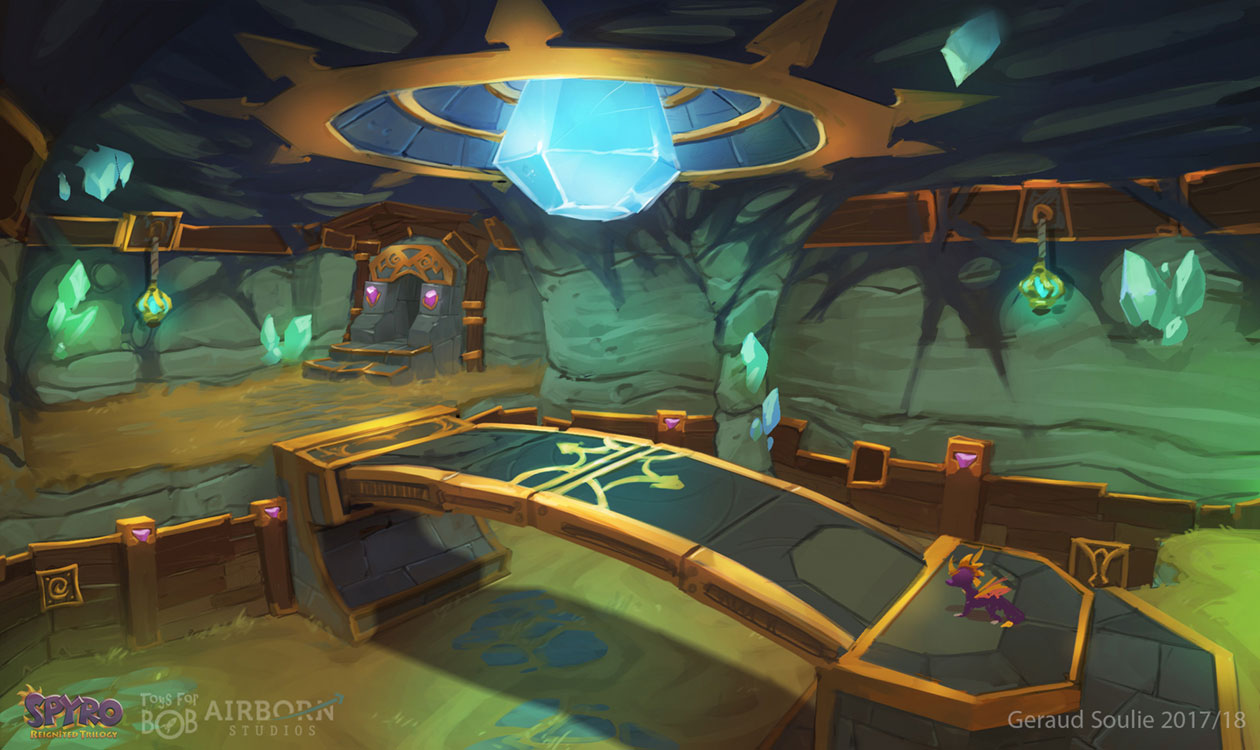 Summer Forest, Glimmer Art from Spyro Reignited Trilogy