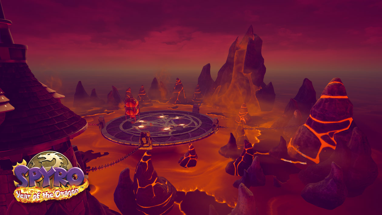 Sunrise Spring, Buzz's Dungeon Art from Spyro Reignited Trilogy