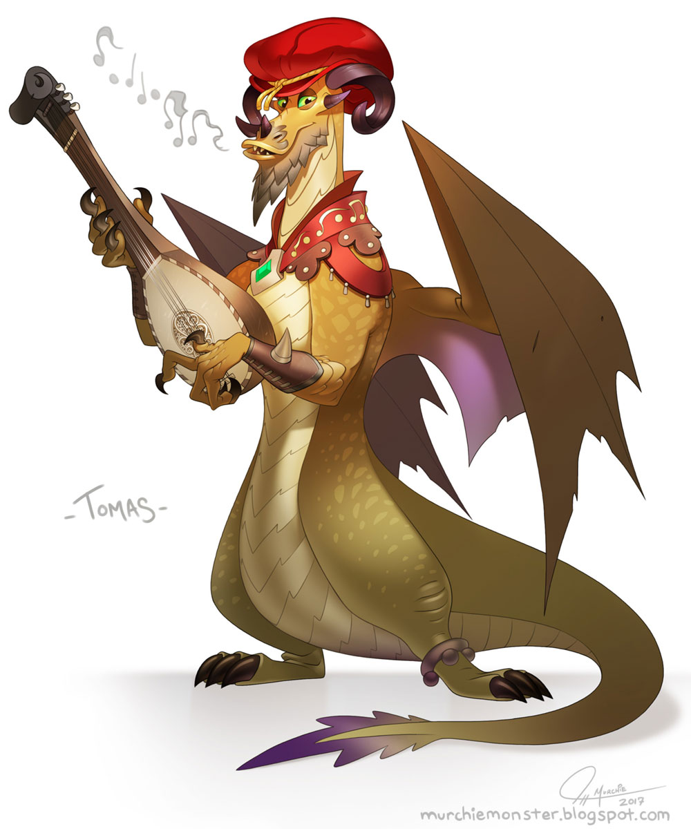 Tomas Dragon Art from Spyro Reignited Trilogy