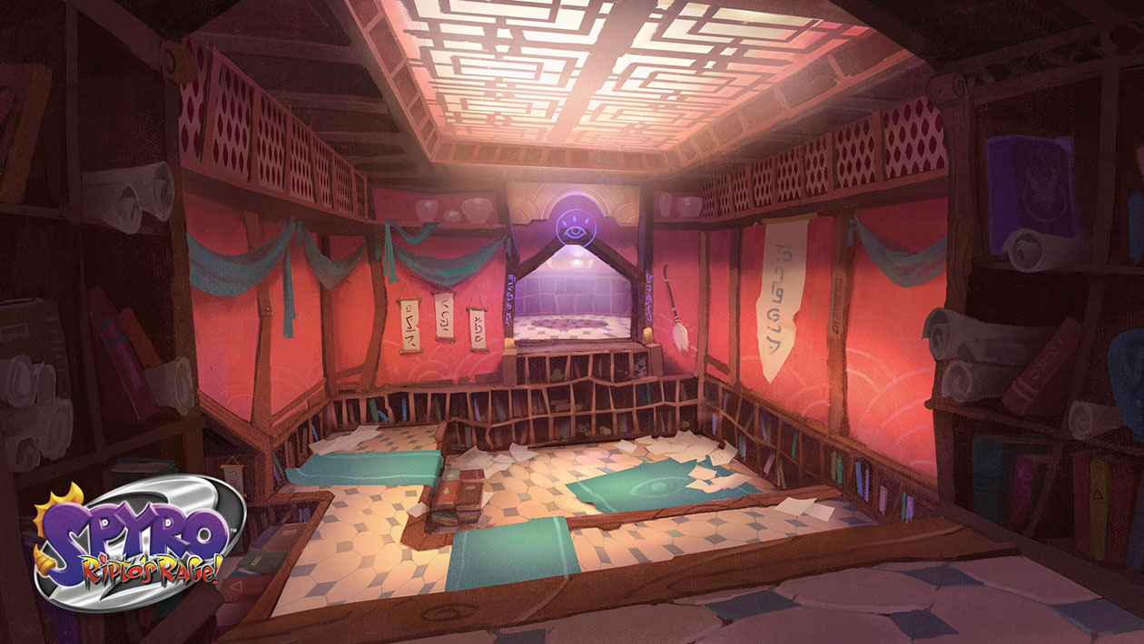 Winter Tundra, Cloud Temples Art from Spyro Reignited Trilogy