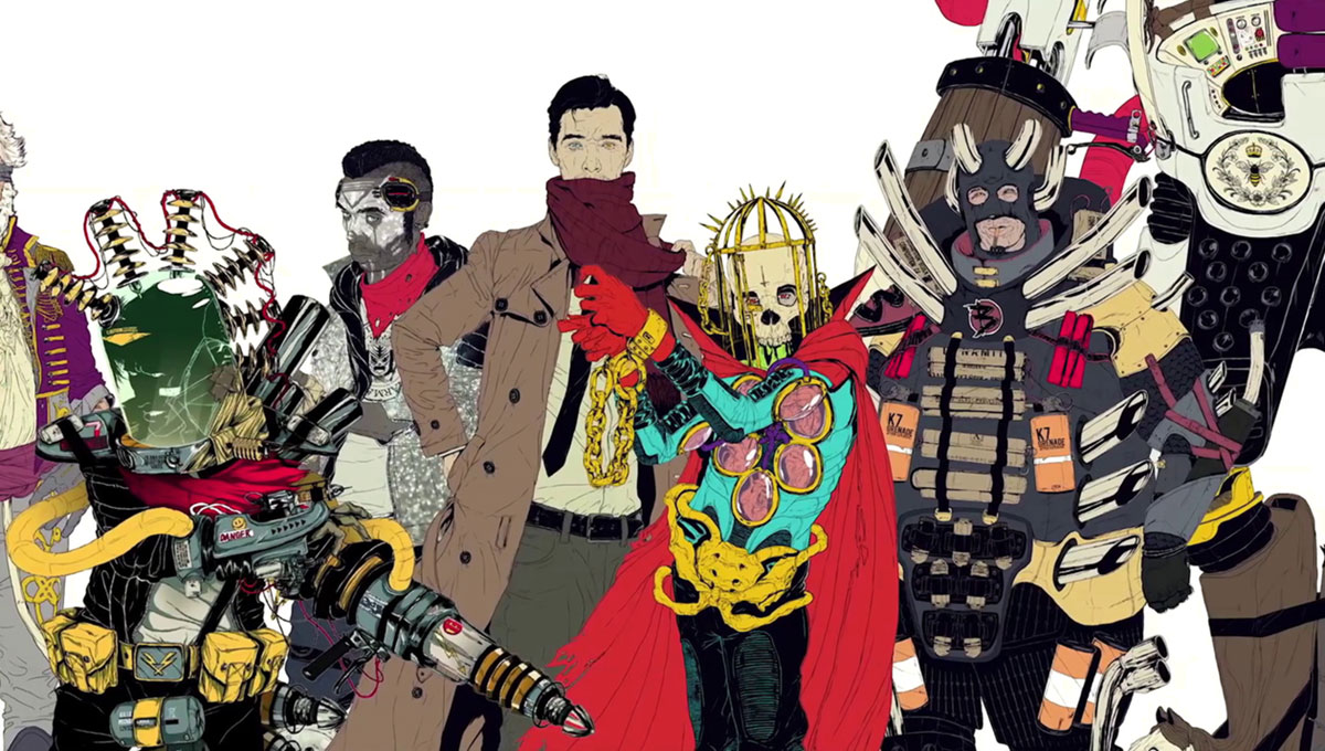 Characters Concept Art from Travis Strikes Again: No More Heroes