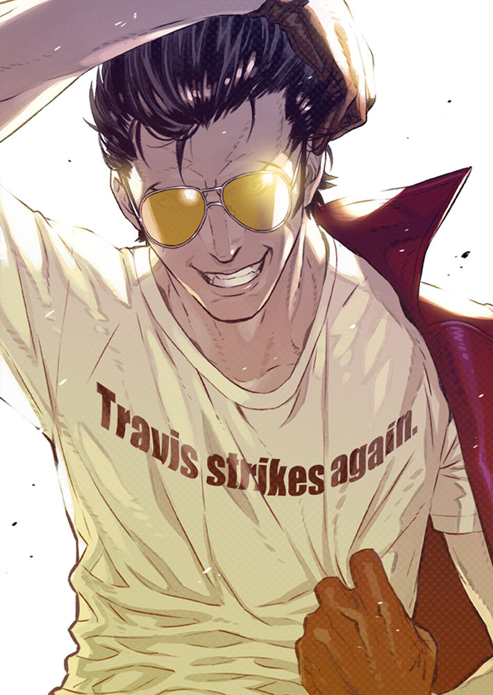 Travis Concept Artwork from Travis Strikes Again: No More Heroes