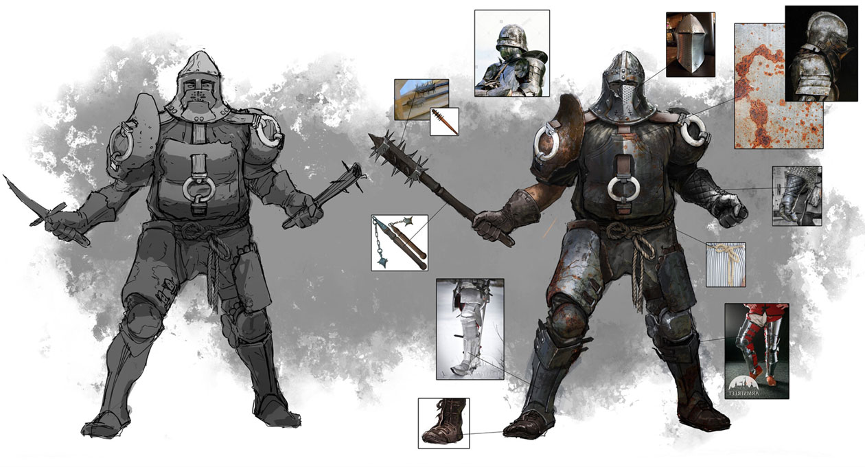 Armored Soldier Art from A Plague Tale: Innocence