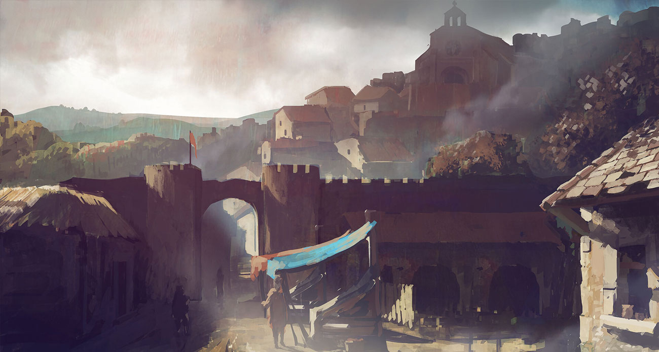 Castle Wall Art from A Plague Tale: Innocence