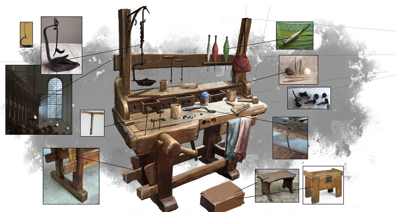 Crafting Bench Art from A Plague Tale: Innocence