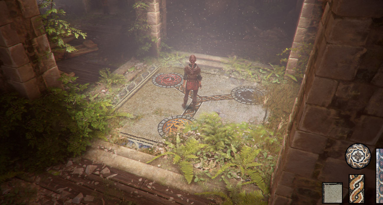 Floor Mosaic Art from A Plague Tale: Innocence