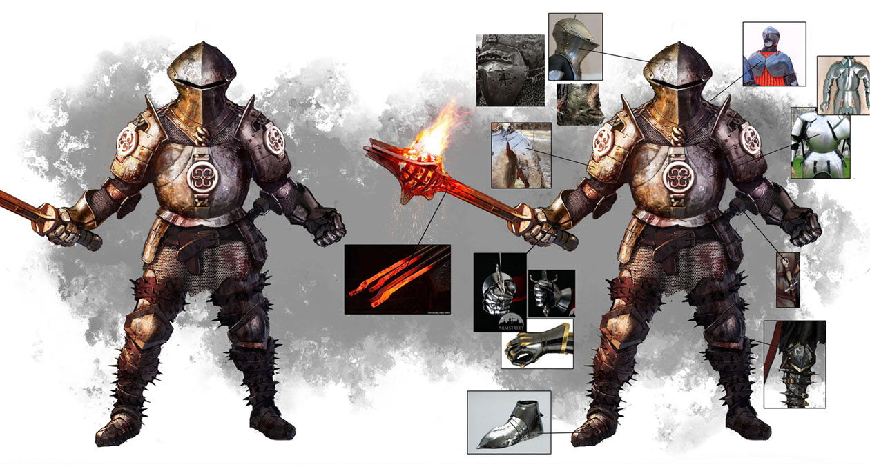 Heavy Armored Soldier Art from A Plague Tale: Innocence