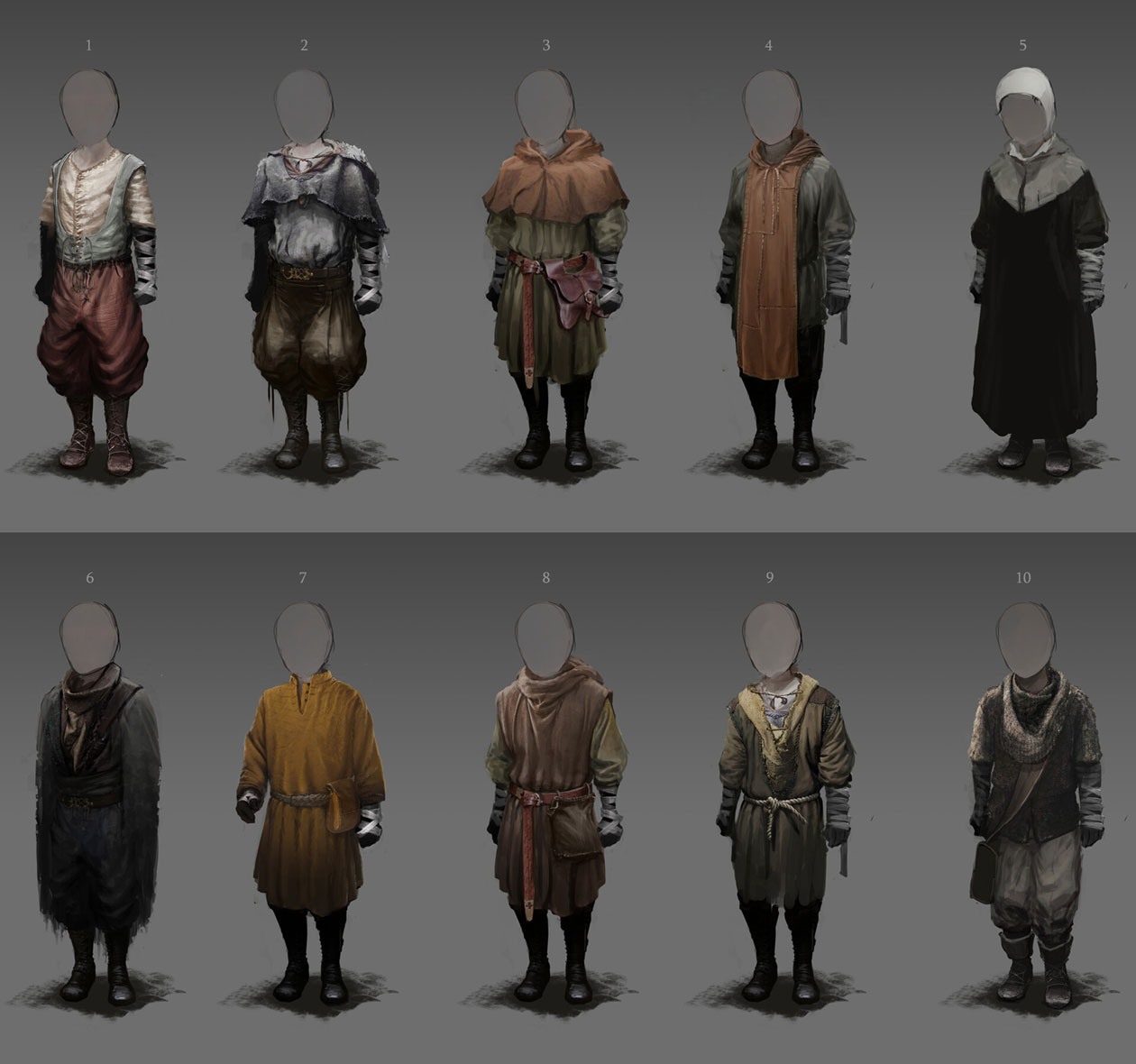 Hugo's Clothing Art from A Plague Tale: Innocence