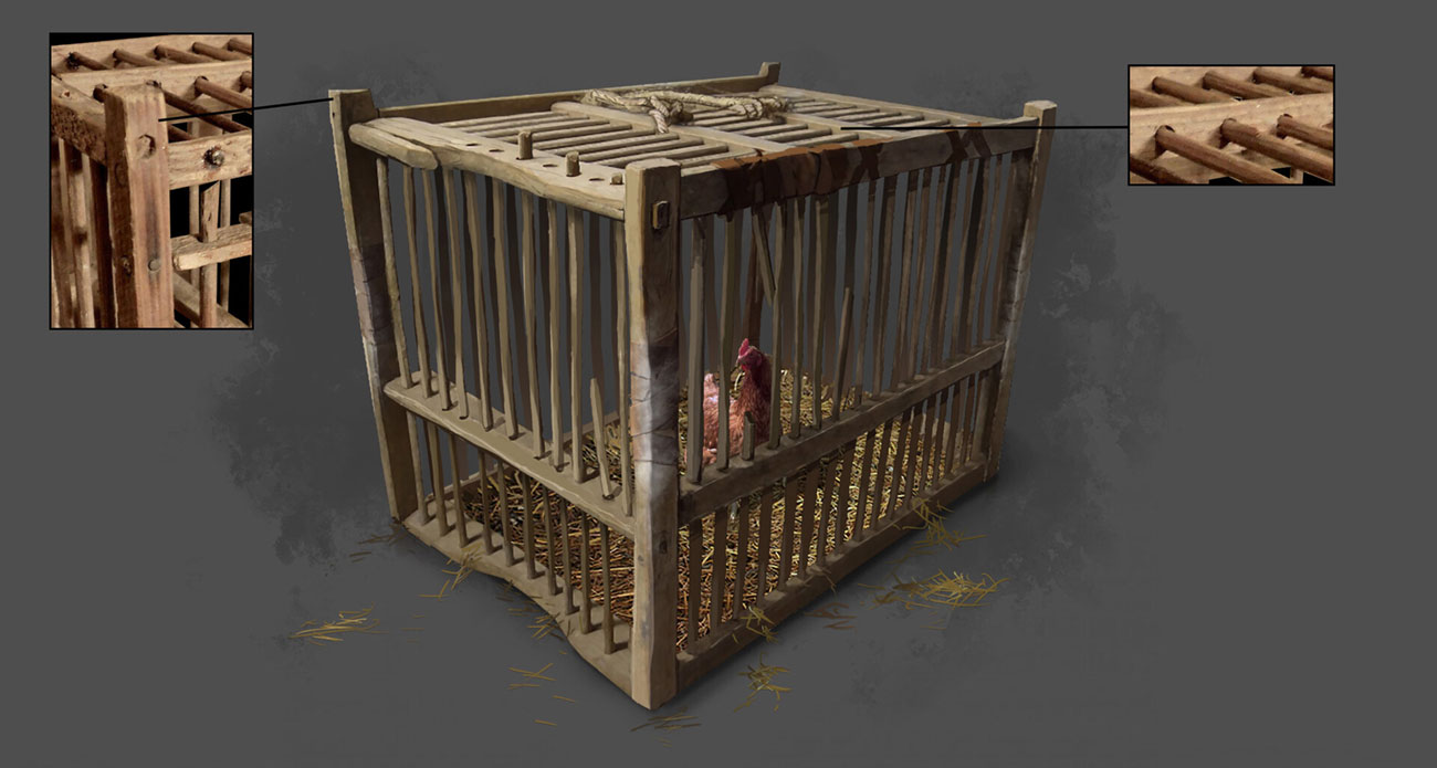 Wooden Cage Art from A Plague Tale: Innocence