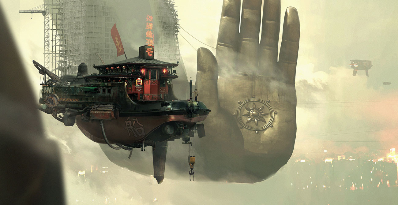 Ganesha City Concept Art from Beyond Good and Evil 2