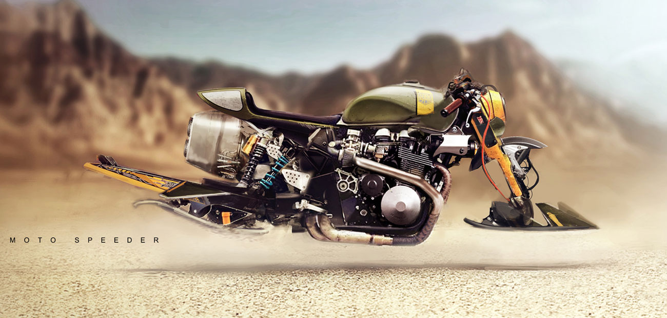 Moto Speeder Art from Beyond Good and Evil 2