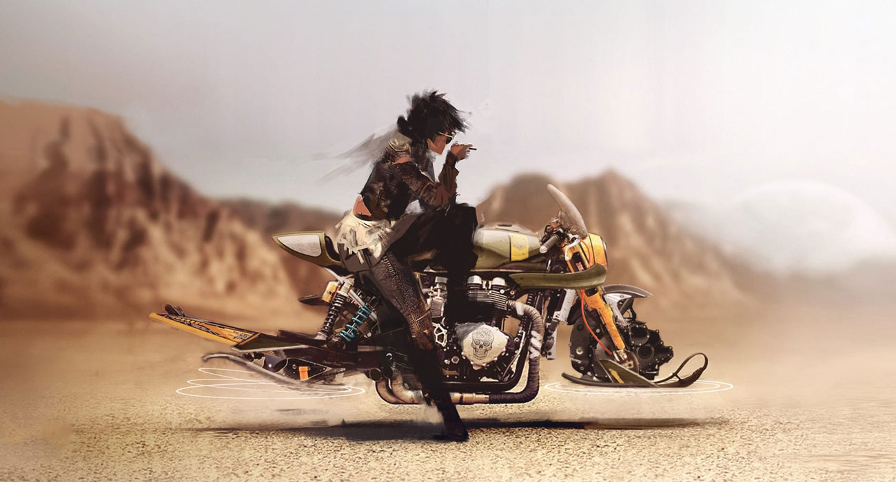 Motorbike Art from Beyond Good and Evil 2