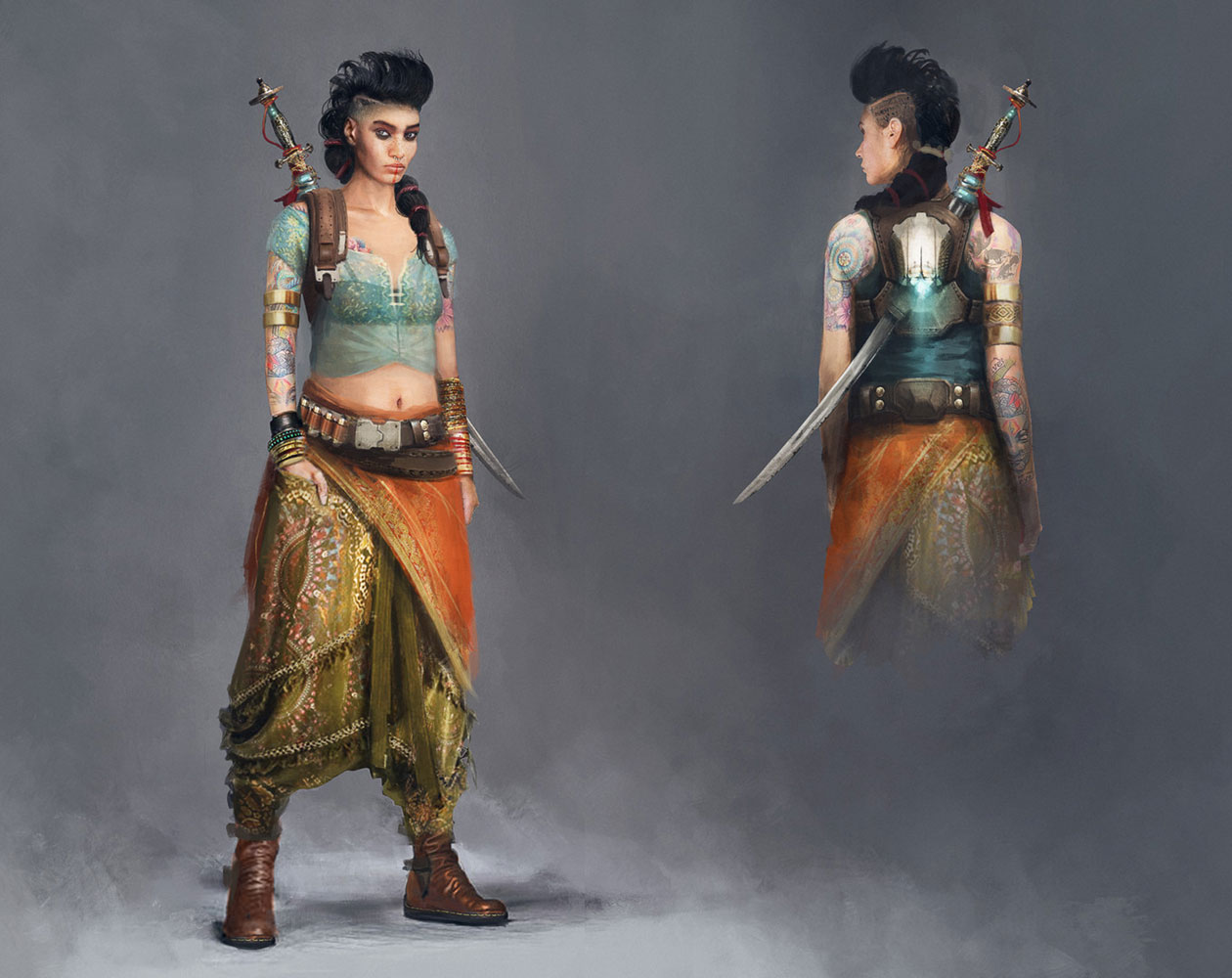 Pirate Woman Concept Art from Beyond Good and Evil 2
