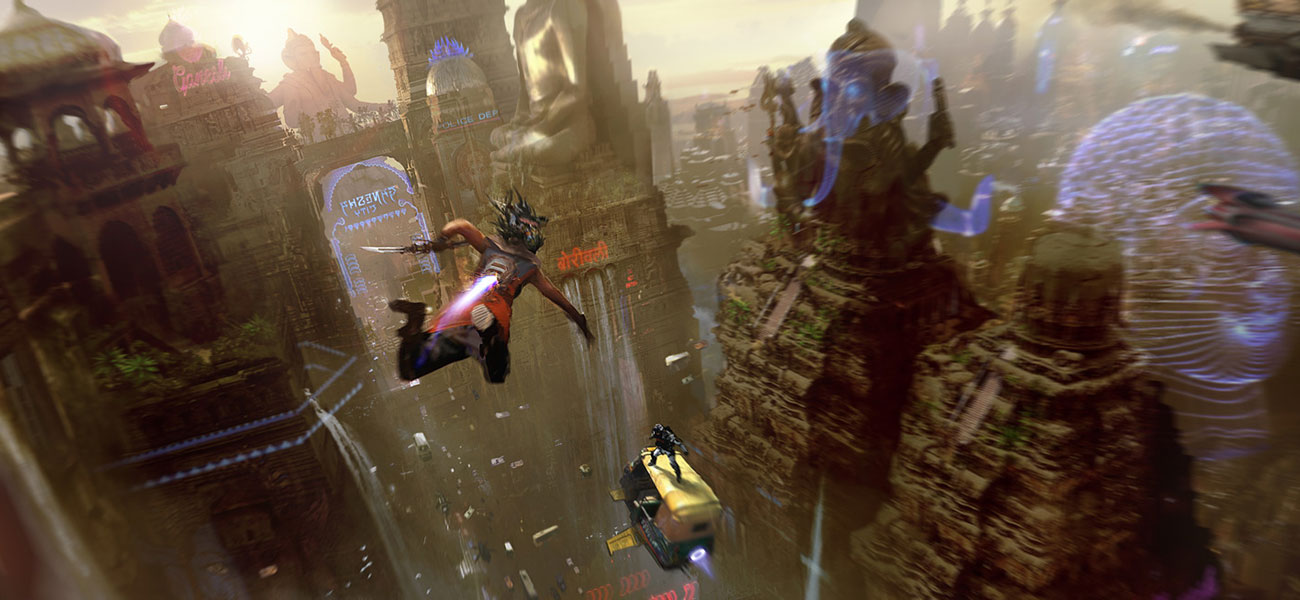 Shani Air Fight Art from Beyond Good and Evil 2