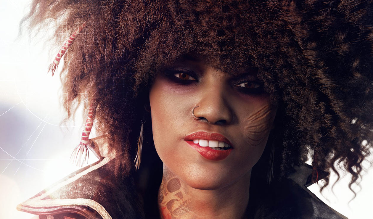 Shani Character Art from Beyond Good and Evil 2