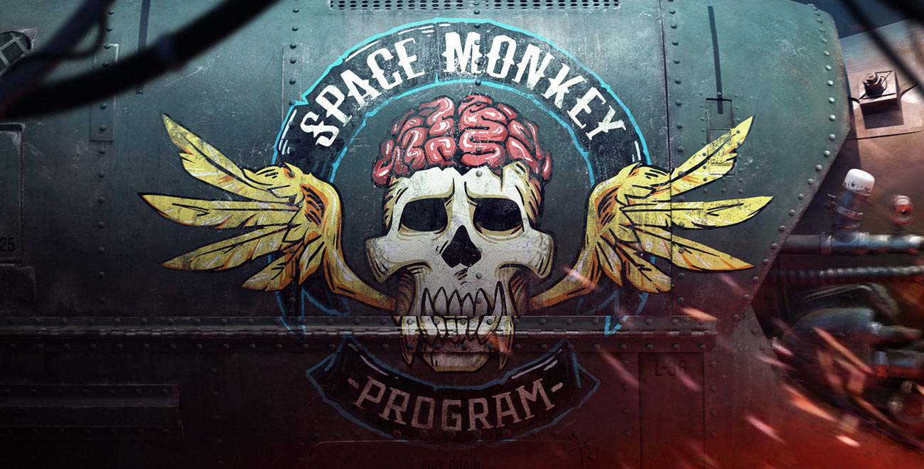 Space Monkey Program Art from Beyond Good and Evil 2