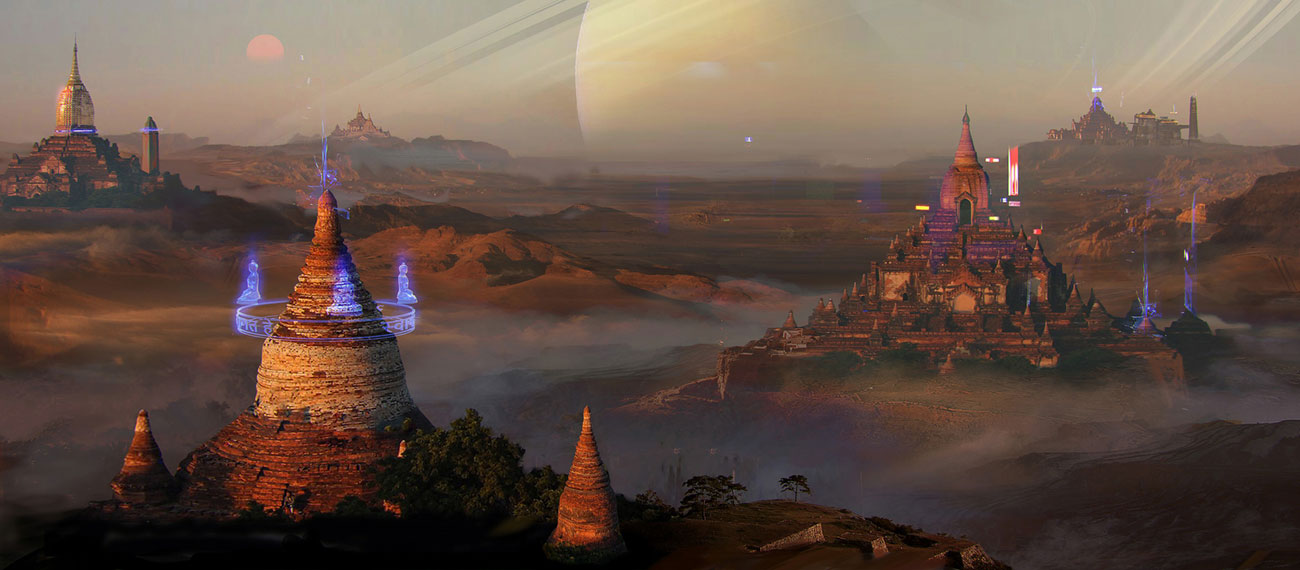 Temple Concept Art from Beyond Good and Evil 2