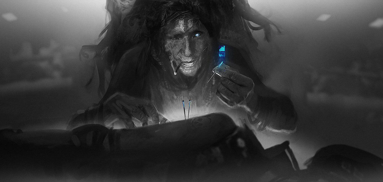 Uma Performing Acupuncture Art from Beyond Good and Evil 2