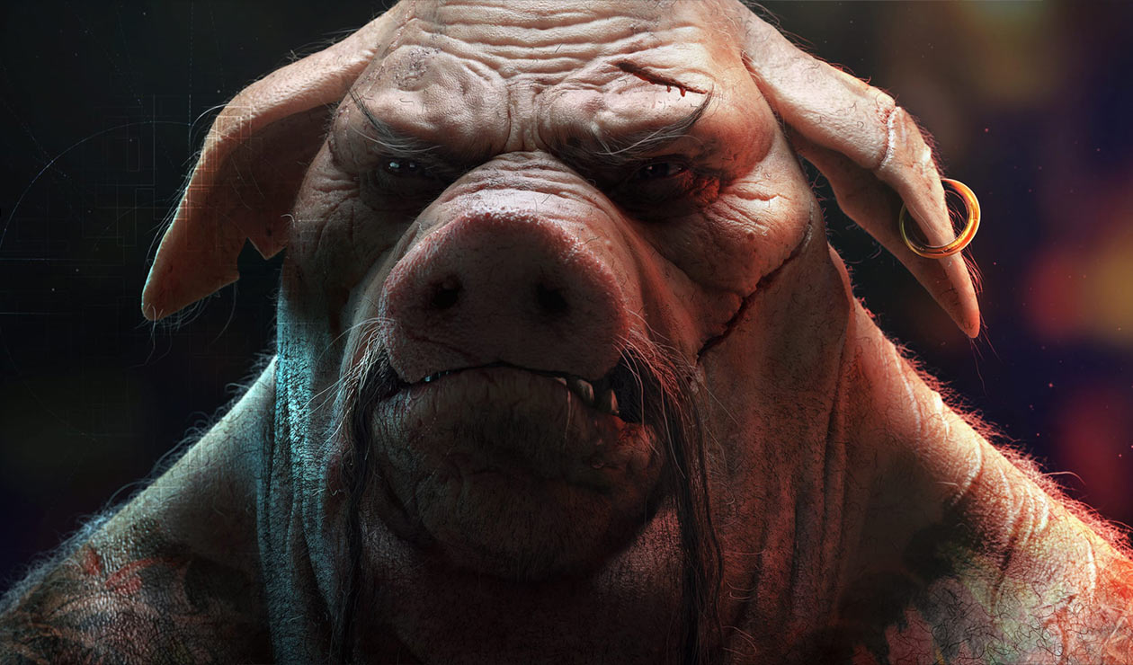 Zhou Yuzhu Character Art from Beyond Good and Evil 2