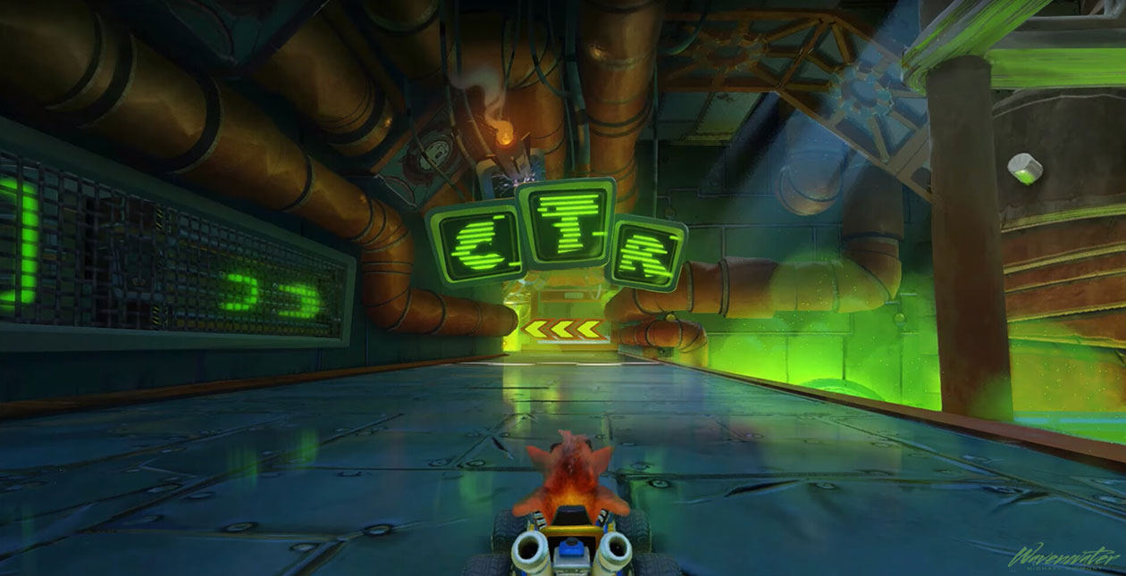 N. Gin Labs Concept Art from Crash Team Racing Nitro-Fueled