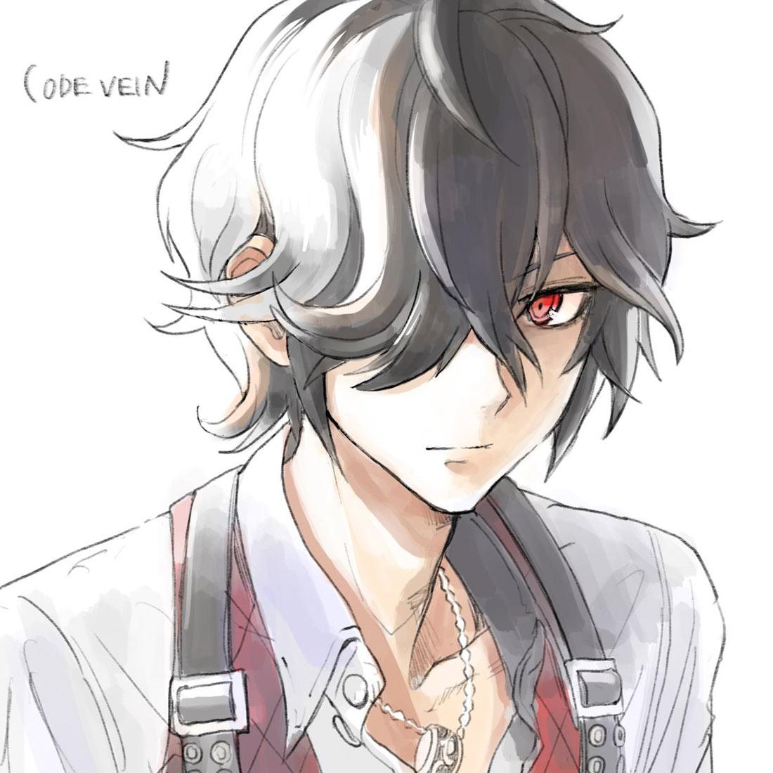 Louis Portrait Art from Code Vein