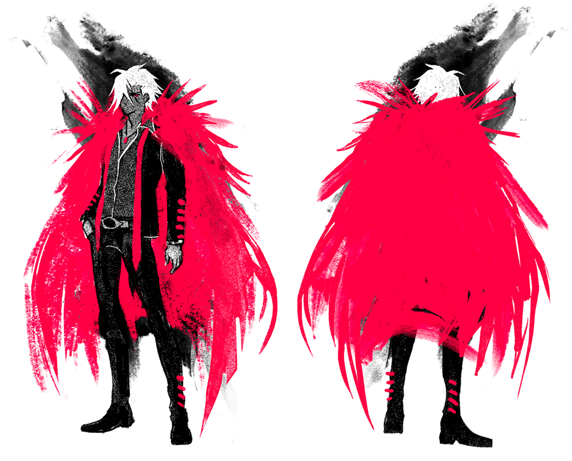 Protagonist Teaser Concept Art from Code Vein