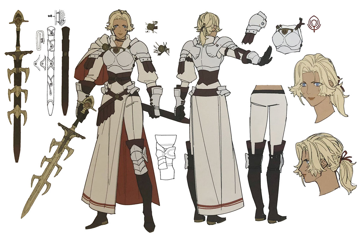 Catherine Concept Art from Fire Emblem: Three Houses