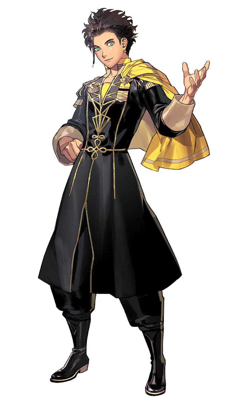 Claude Character Art from Fire Emblem: Three Houses