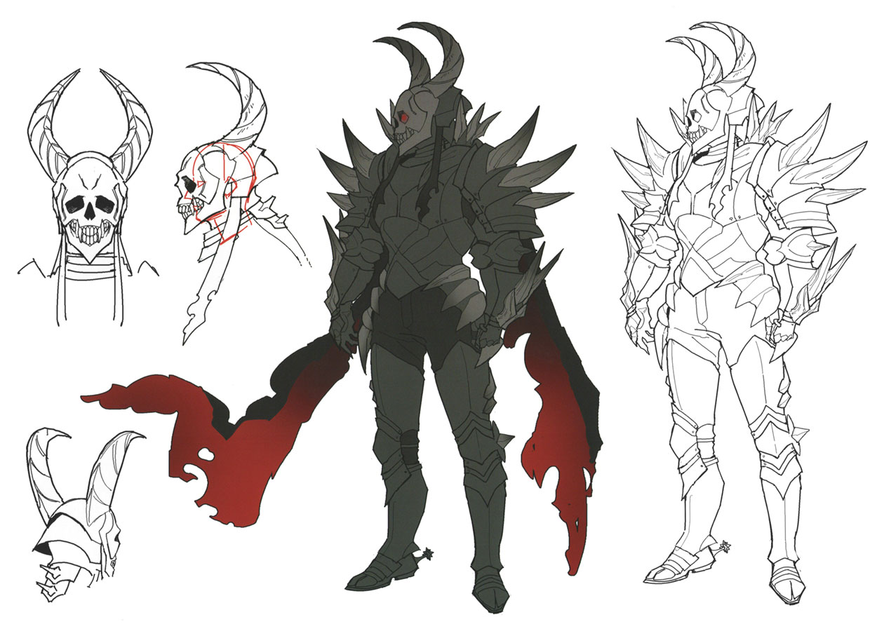 Death Knight Concept Art from Fire Emblem: Three Houses
