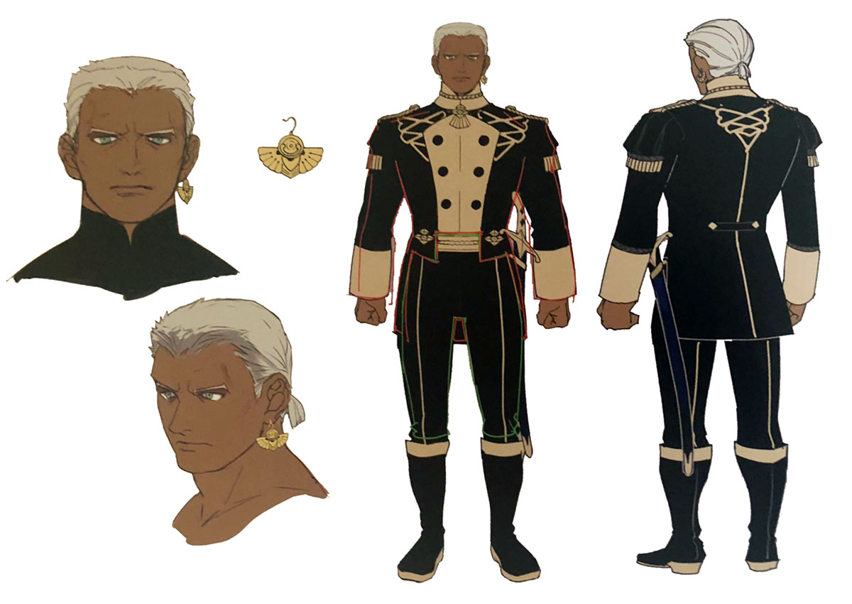 Dedue Concept Art from Fire Emblem: Three Houses