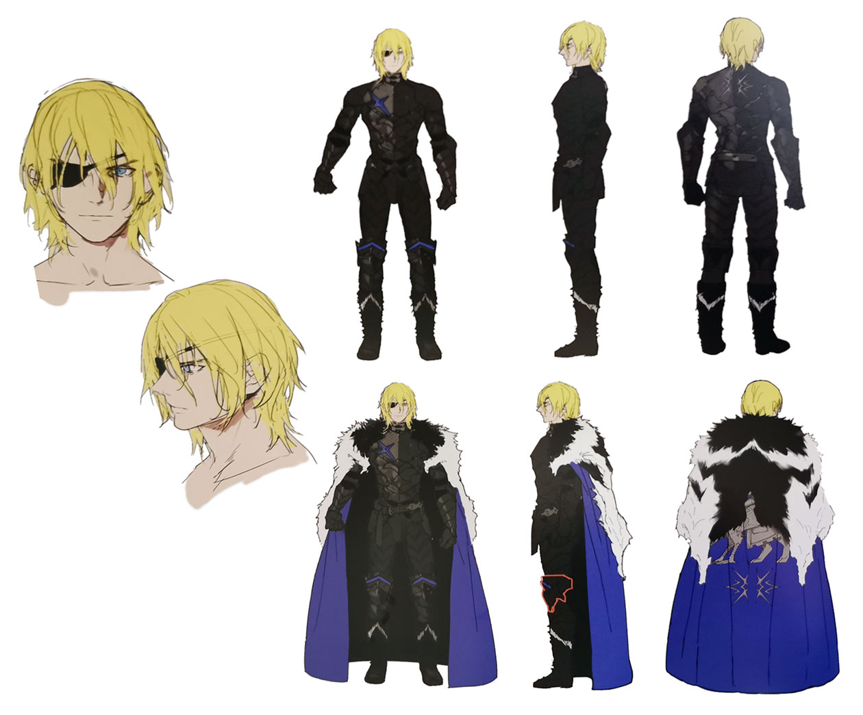 Future Dimitri Concept Art from Fire Emblem: Three Houses