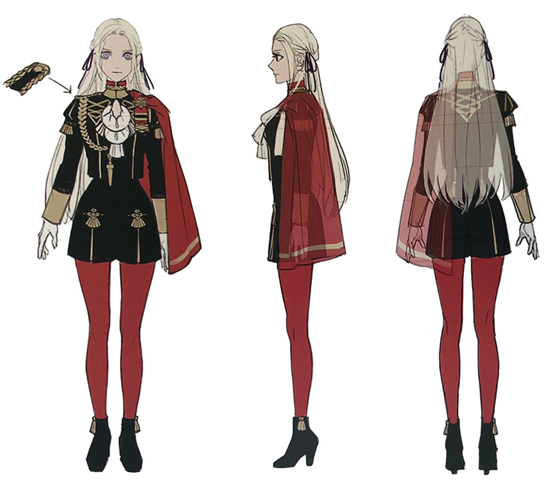Edelgard Concept Art from Fire Emblem: Three Houses