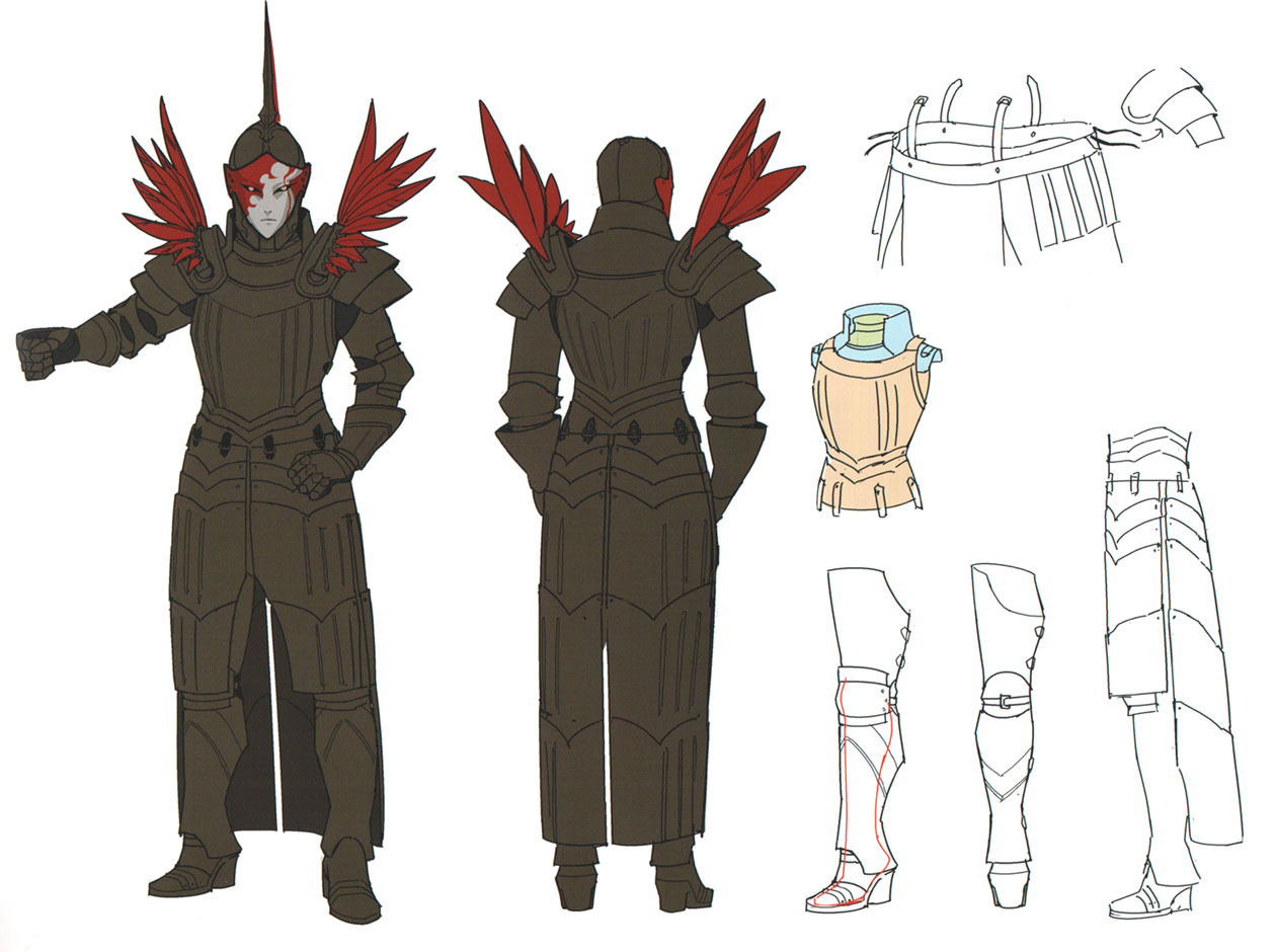 Flame Emperor Armor Concept Art from Fire Emblem: Three Houses