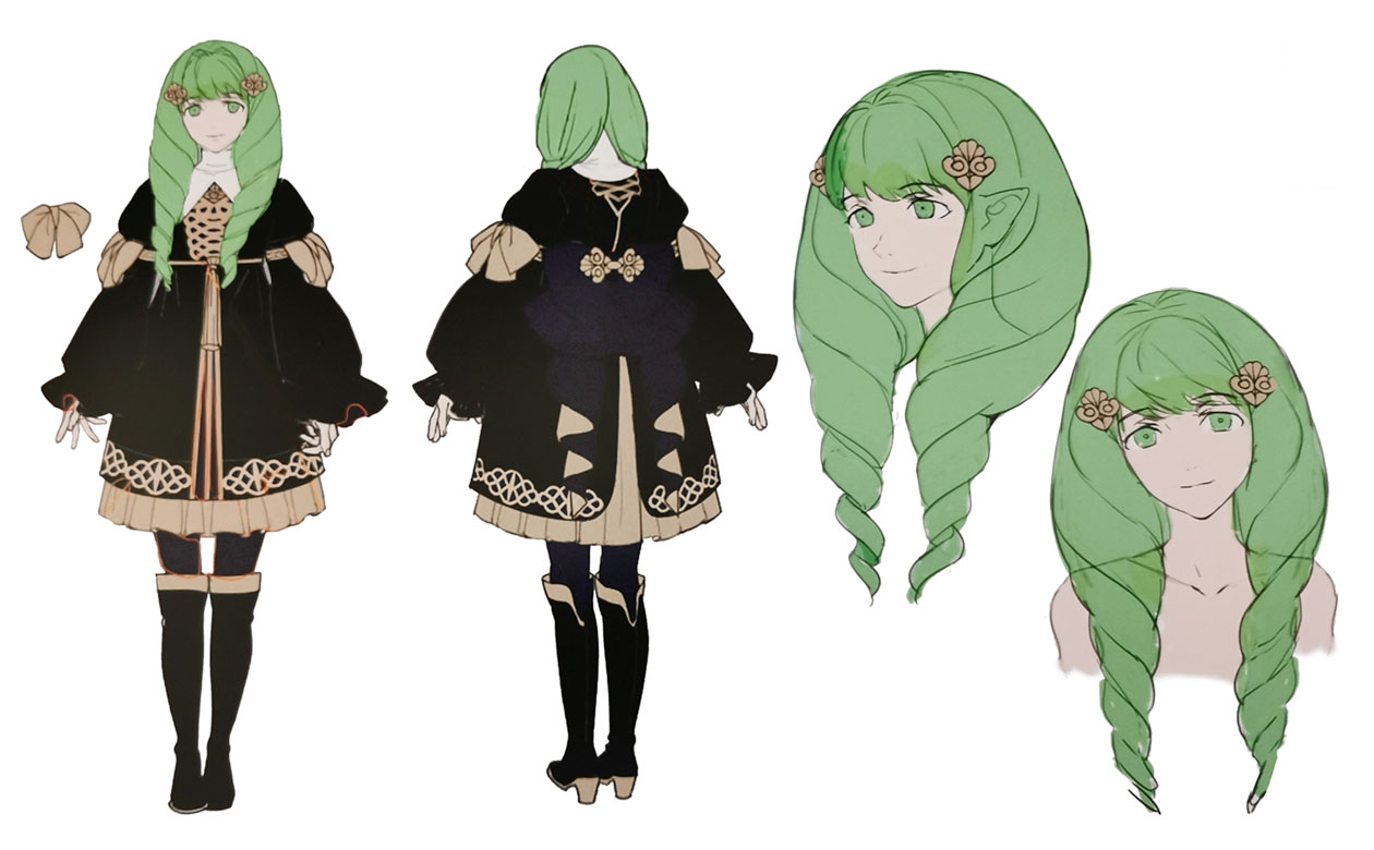 Flayn Concept Art from Fire Emblem: Three Houses