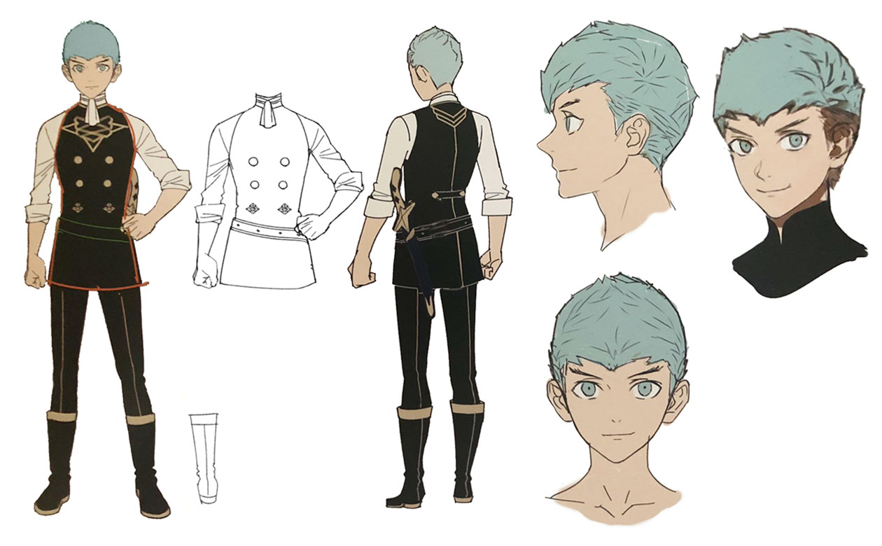 Caspar Concept Art from Fire Emblem: Three Houses