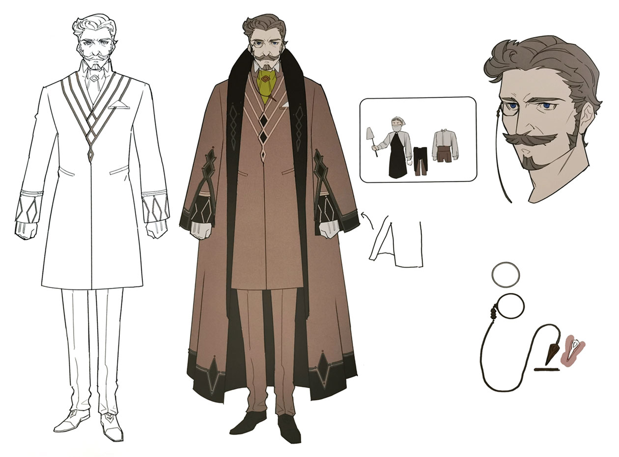 Hanneman Concept Art from Fire Emblem: Three Houses