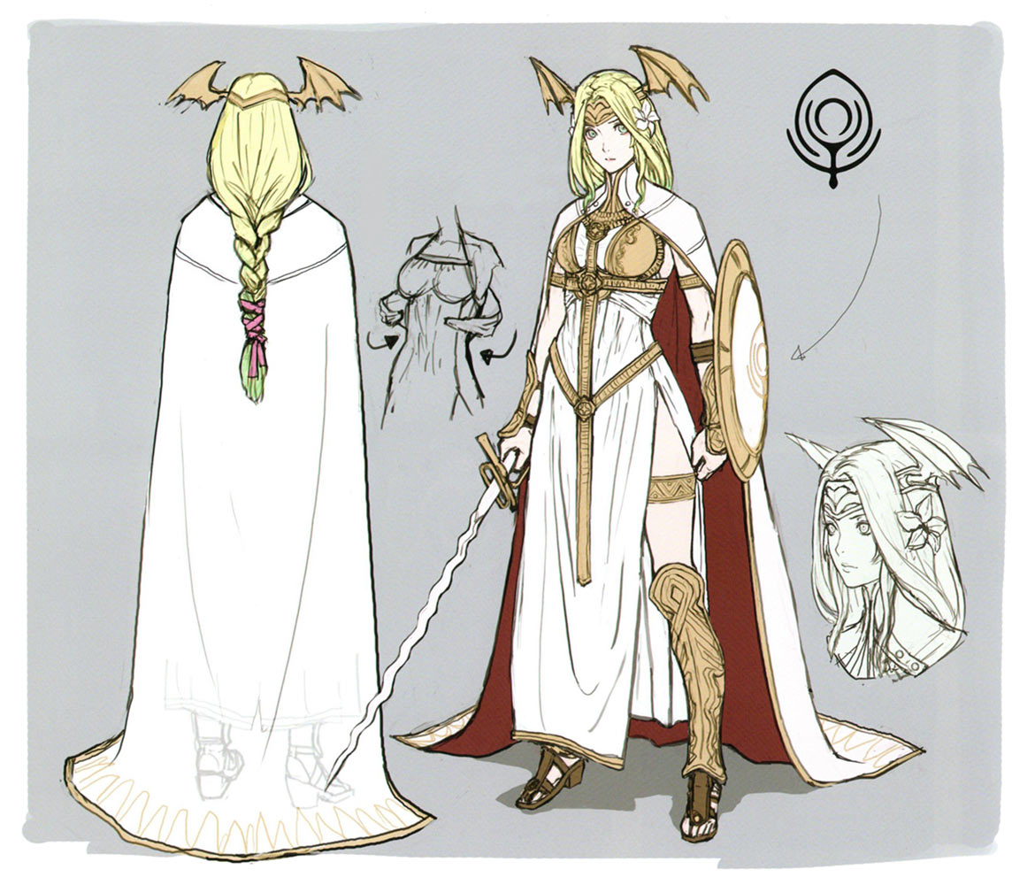 Seiros Concept Art from Fire Emblem: Three Houses