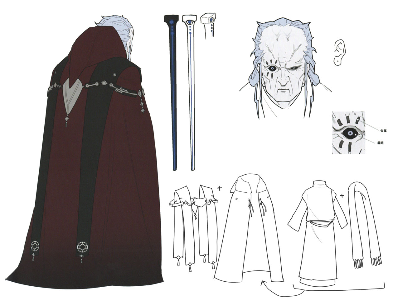 Solon Clothing Concept Art from Fire Emblem: Three Houses