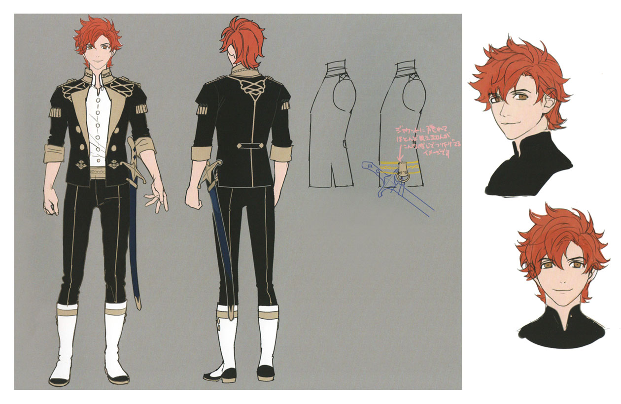 Sylvain Concept Art from Fire Emblem: Three Houses