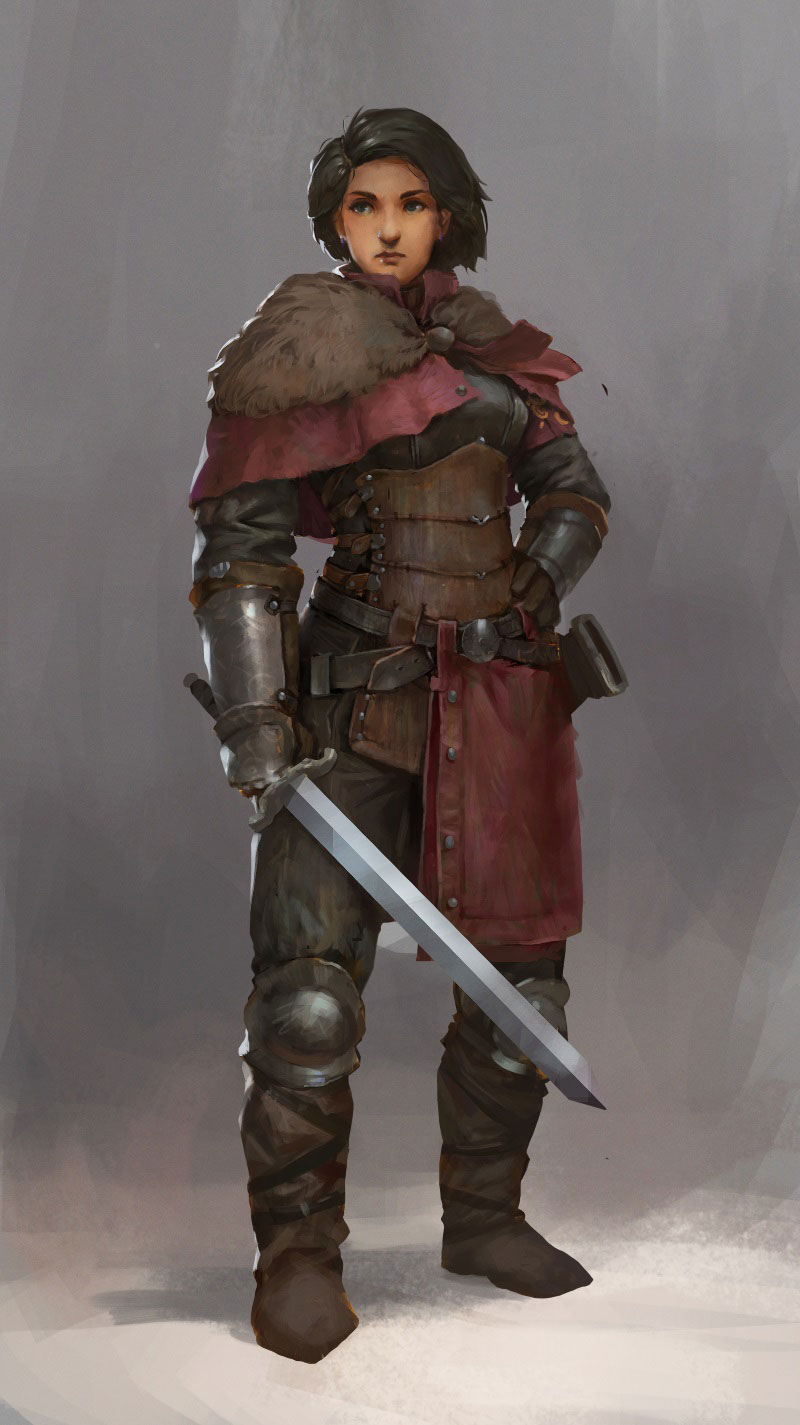 Kyrie Character Art from Fell Seal: Arbiter's Mark