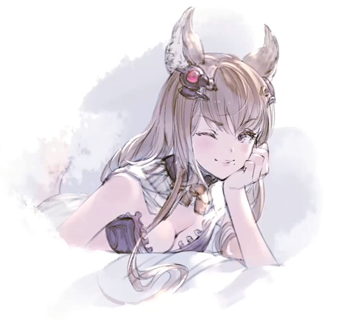Eyes Up Here Illustration from Granblue Fantasy Versus