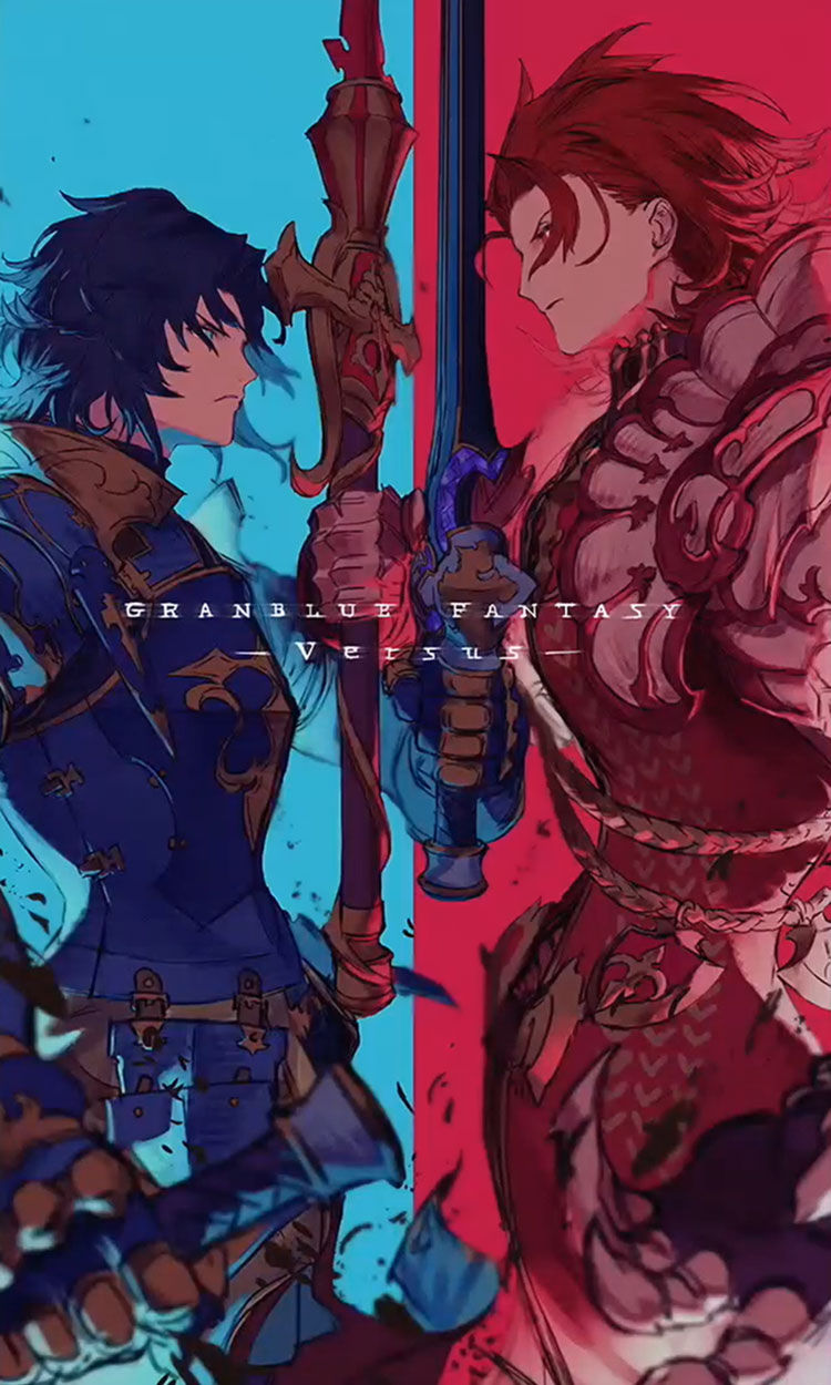 Face-Off Illustration from Granblue Fantasy Versus