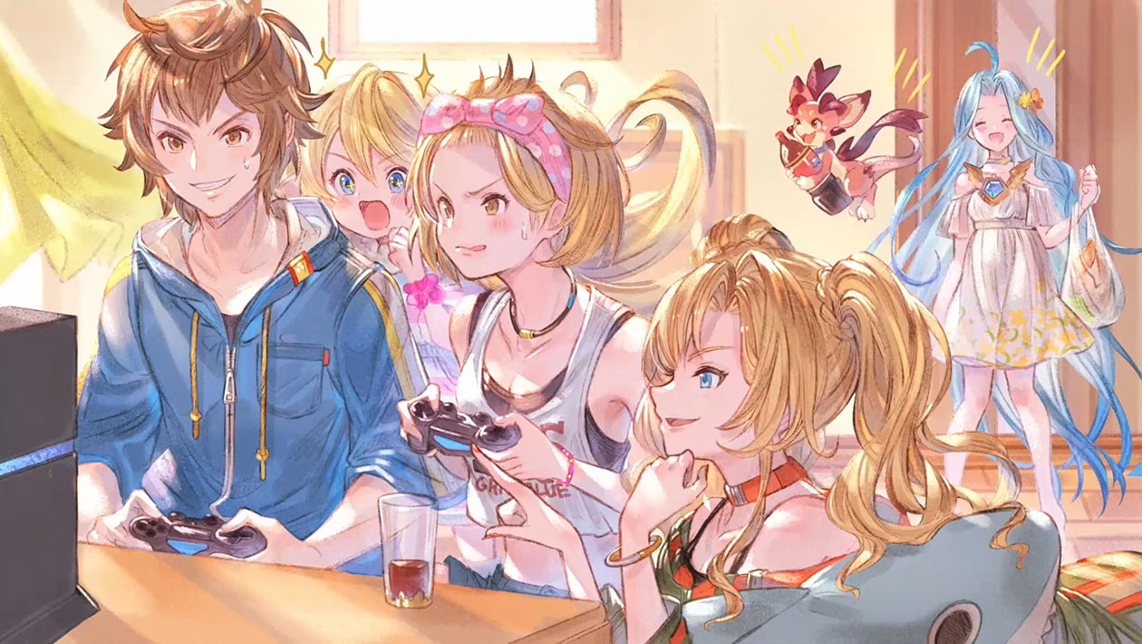 Lazy Game Tourney Illustration from Granblue Fantasy Versus