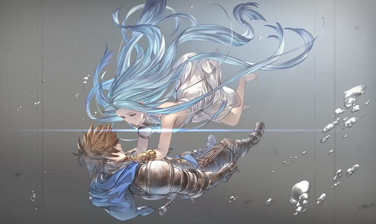 Lyria and Gran Illustration from Granblue Fantasy Versus