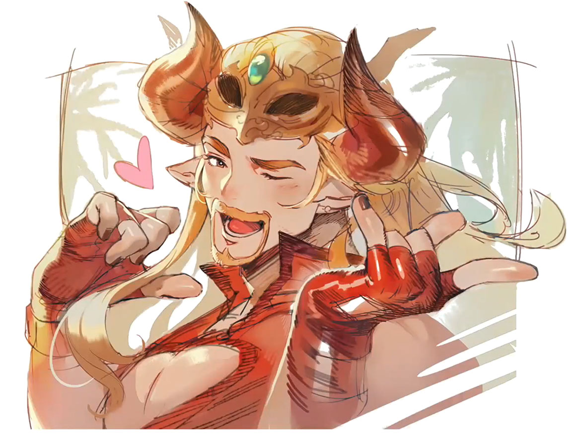 Maximum Love Bomber Illustration from Granblue Fantasy Versus