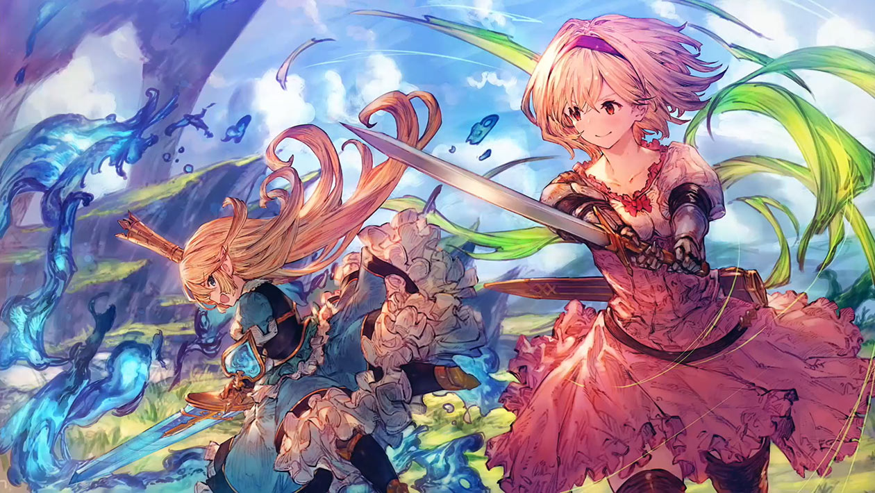 Sparring Match Illustration from Granblue Fantasy Versus
