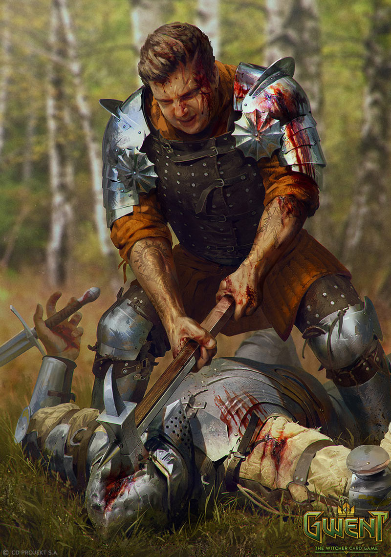 Aedirnian Mauler Art from Gwent: The Witcher Card Game